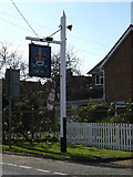 TM0759 : The Crown Public House sign by Geographer