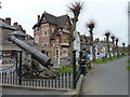 The cannon at the castle gate