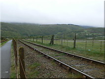 SH6214 : The Cambrian Line going towards Morfa Mawddach station by Eirian Evans