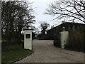 TM0857 : Entrance to The Old Rectory by Geographer