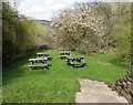 Royal Spring Inn picnic tables, Lower Lydbrook