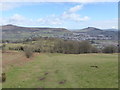 View to the Sugar Loaf and the Skirrid from the slopes of the Blorenge