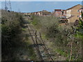 Railway line viewed from Botolph Bridge, Peterborough