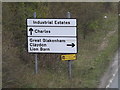 Roadsign on the A1120