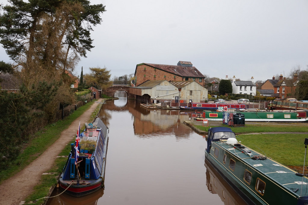 geograph canal shropshire