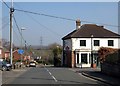 Church Road passes the Foresters Arms