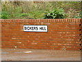 TM1355 : Bickers Hill sign by Geographer