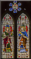 Stained glass window, St Andrew