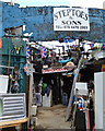 Entrance to second-hand emporium, Southampton Way, Camberwell