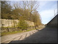 Track along the railway off Barrow Hill