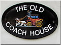 The Old Coach House name sign, Cheltenham