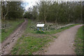 Junction of path at Linley Bank Meadows