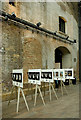 Display easels, Central St Martin