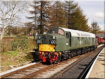 SD8022 : English Electric Class 40 Diesel Locomotive at Rawtenstall Station by David Dixon
