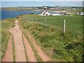 Coast path at Great Ledge