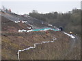 Landslip in Harbury Cutting