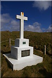 SW6423 : HMS Anson memorial, above Porthleven Sands by Christopher Hilton