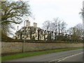 South Luffenham Hall, the garden wall