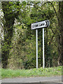 Roadsign on the A140 Norwich Road