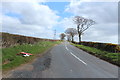 The B744 towards Mauchline