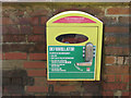 Defibrillator cabinet, West Halton