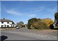 Church Road at the junction of Furlong Lane