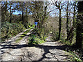 Track junction at Craig-y-bwlch