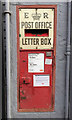 SP2865 : Postbox in the wall of the former post office, Smith Street, Warwick by Robin Stott