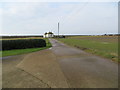 Track from Bromhill Farm to Lydd Road