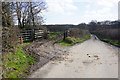 Field entrance off Hen Parc Lane