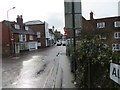 Landgate at its junction with Fishmarket Road in Rye