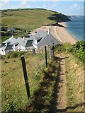 SX8138 : The coast path at Hallsands by Philip Halling