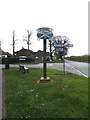 TM1551 : Henley Village sign by Geographer