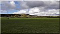 Distant view of Firle Round Hill