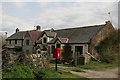 Cottages and letterbox at Holworth