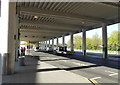 Coach pick up area at Gatwick South Terminal