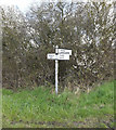 TM1452 : Roadsign on Bull's Road by Geographer