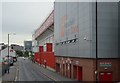 A621 passes Bramhall Lane