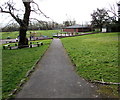 Path into Parc Williams, Loughor