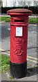 King Edward VII pillarbox on a Cheltenham corner