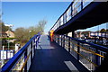 Repainting the handrails at Brough Train Station