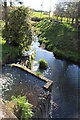 Diverted stream at Coaley Mill