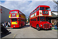 A pair of Routemasters