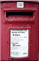 Detail, Edward VII postbox on Denewood Road