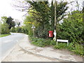 Mail box at junction of Radford Road and Tinsley Green