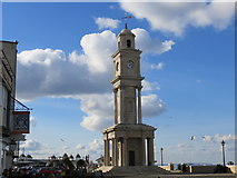 TR1768 : Clock Tower on Herne Bay's Central Parade by Peter Wood