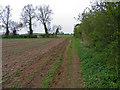 Footpath towards Halloughton