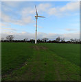 Wind turbine by Stygate Lane