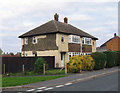 Houses on Hartopp Road by Goldspink Close