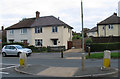 Pedestrian refuge island in Dalby Road